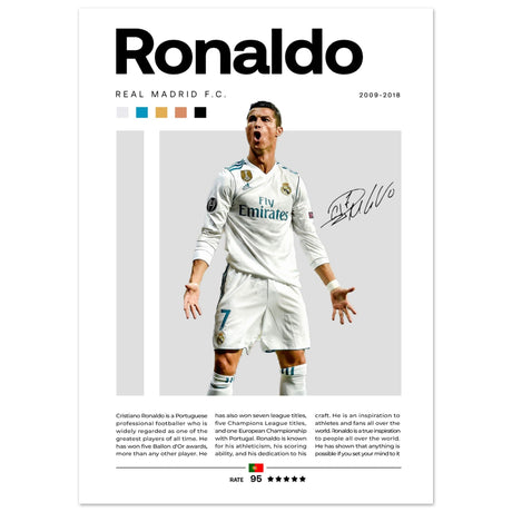 Cristiano Ronaldo - Real Madrid Edition 3 - Aurora Designs