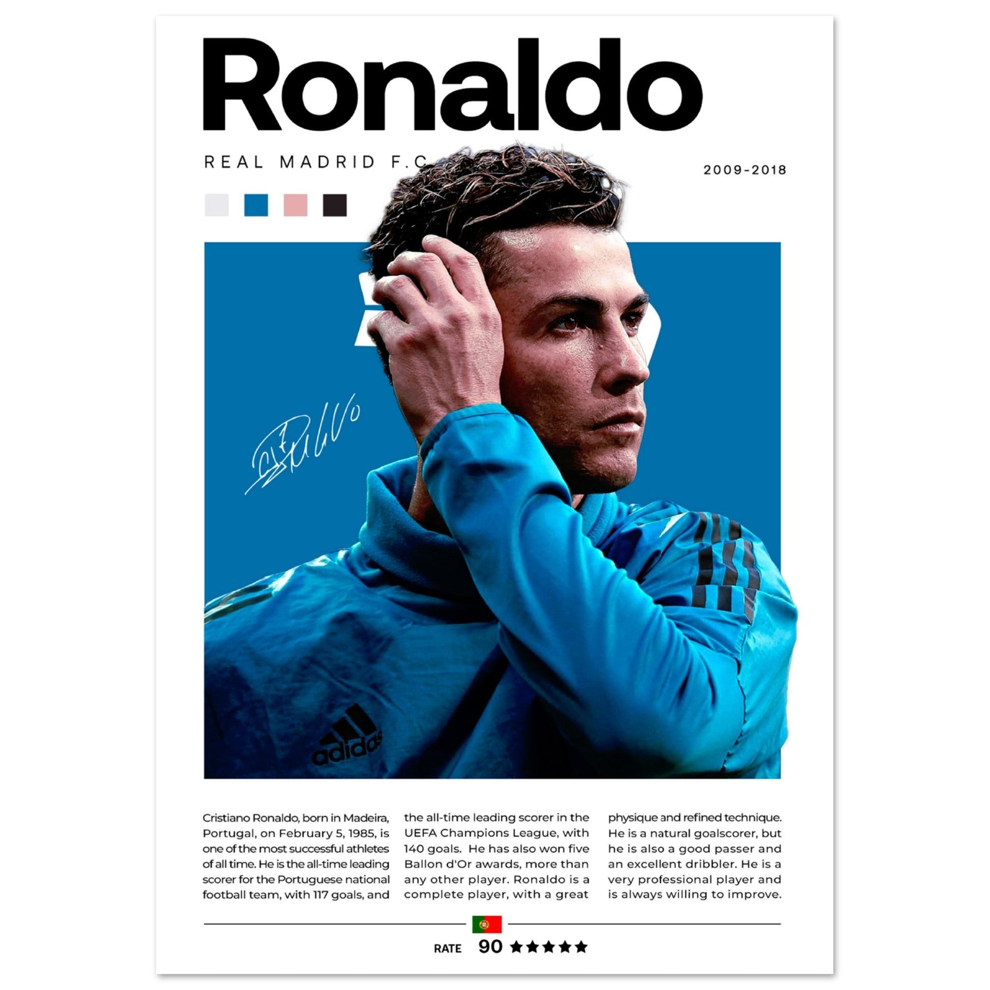 Cristiano Ronaldo - Real Madrid Edition 5 - Aurora Designs