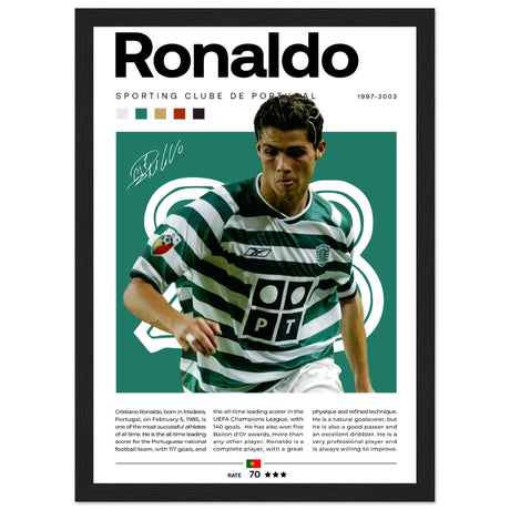 Cristiano Ronaldo - Sporting Clube de Portugal - Aurora Designs