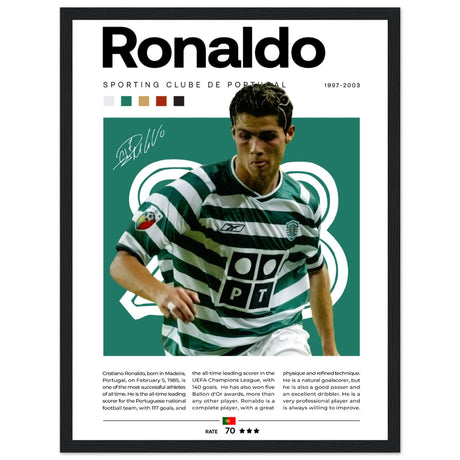 Cristiano Ronaldo - Sporting Clube de Portugal - Aurora Designs