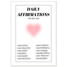 Daily affirmations for self love - Aurora Designs