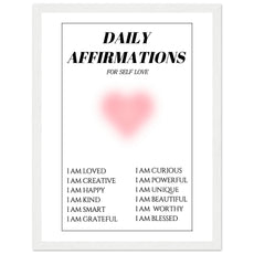 Daily affirmations for self love - Aurora Designs