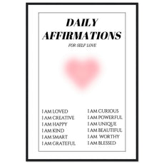 Daily affirmations for self love - Aurora Designs