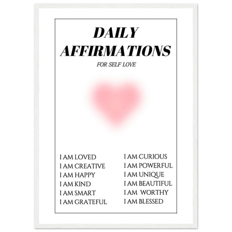 Daily affirmations for self love - Aurora Designs