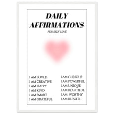 Daily affirmations for self love - Aurora Designs