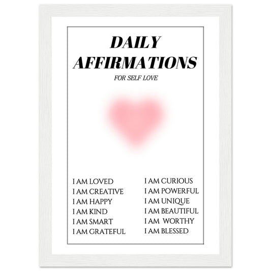 Daily affirmations for self love - Aurora Designs