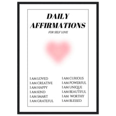 Daily affirmations for self love - Aurora Designs