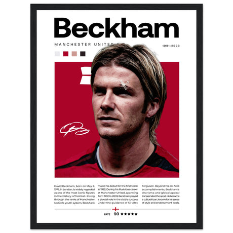 David Beckham - Manchester United - Aurora Designs