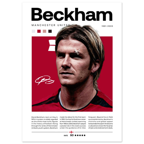 David Beckham - Manchester United - Aurora Designs