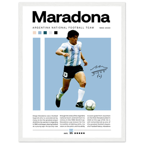 Diego Maradona - Argentinische Fußballnationalmannschaft - Aurora Designs