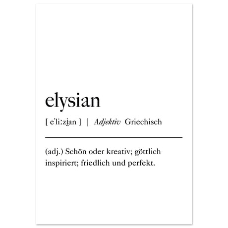 Elysian Definition - Aurora Designs