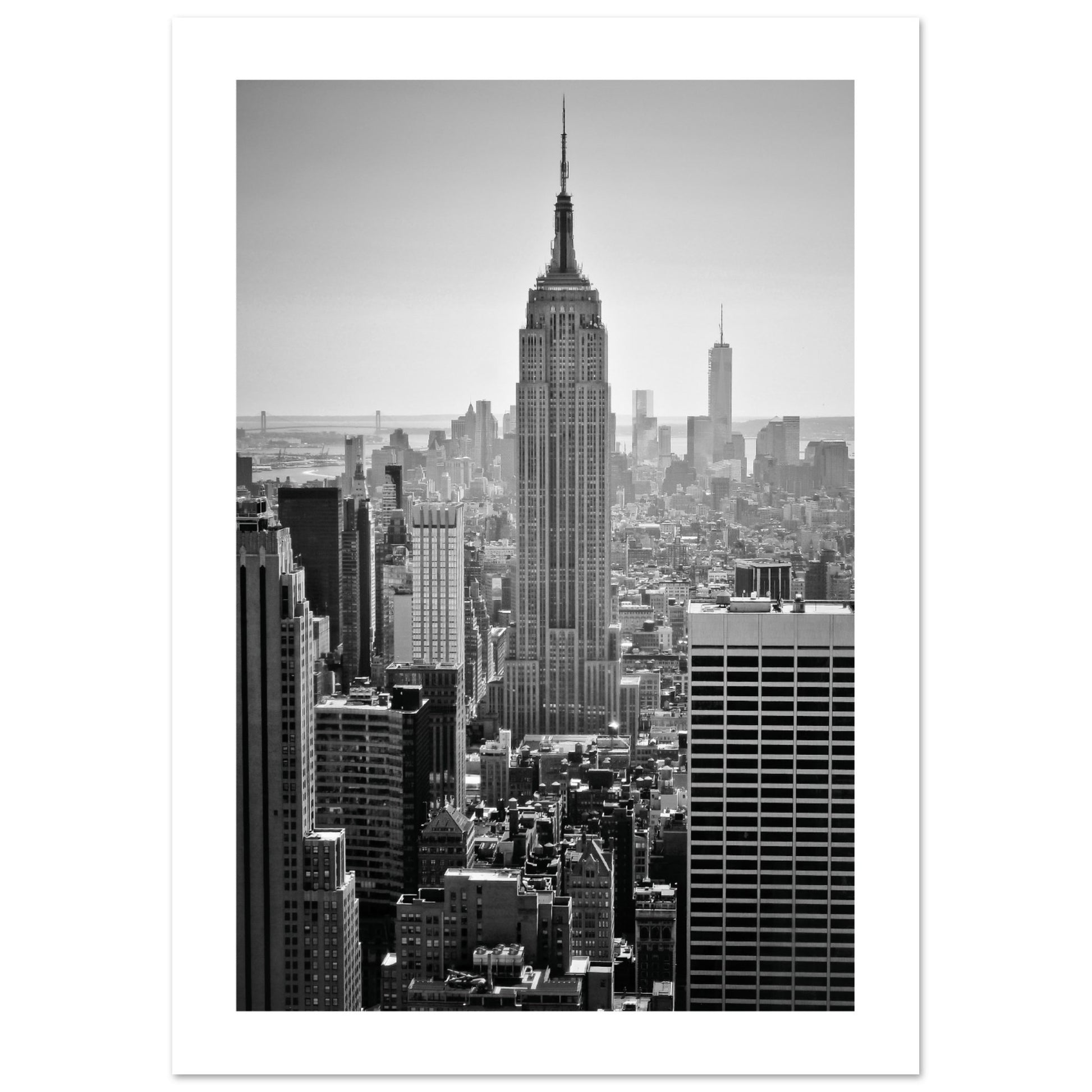 Empire State Building in Monochrom - Aurora Designs