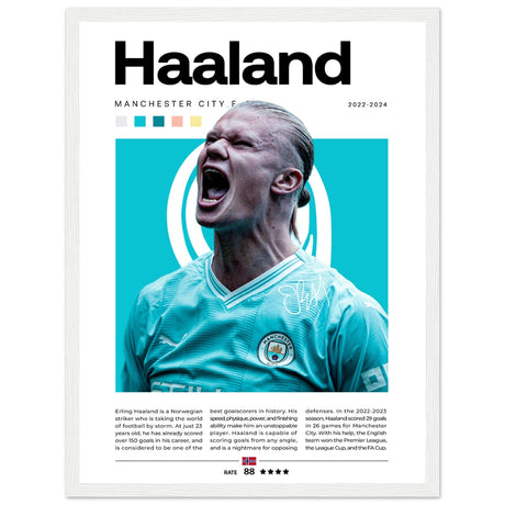 Erling Haaland - Manchester City Edition 1 - Aurora Designs