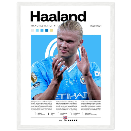 Erling Haaland - Manchester City Edition 2 - Aurora Designs