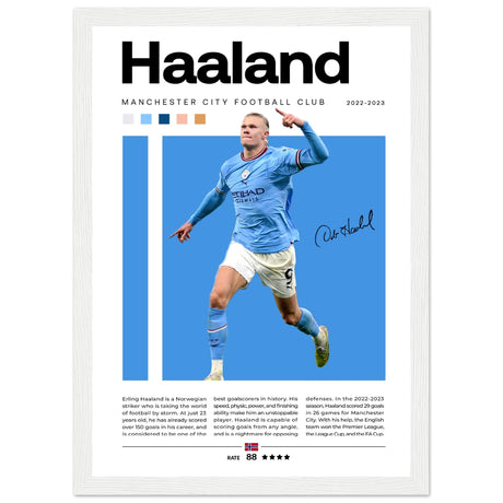 Erling Haaland - Manchester City Edition 3 - Aurora Designs