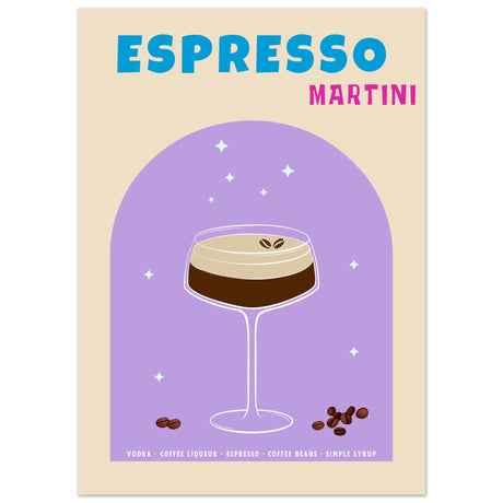 Espresso Martini Cocktail - Aurora Designs