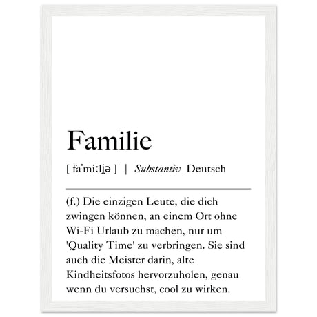 Familie Definition - Aurora Designs