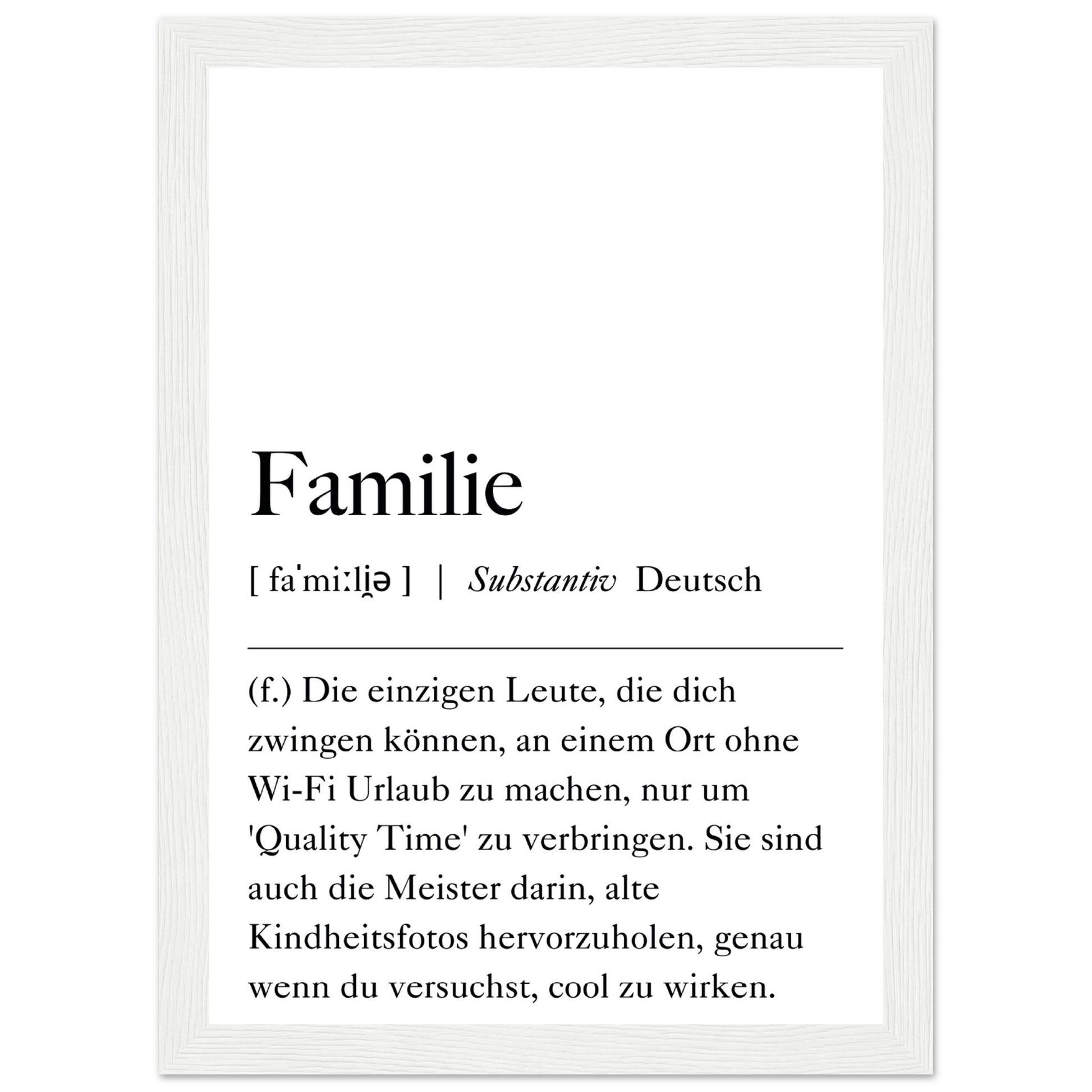 Familie Definition - Aurora Designs