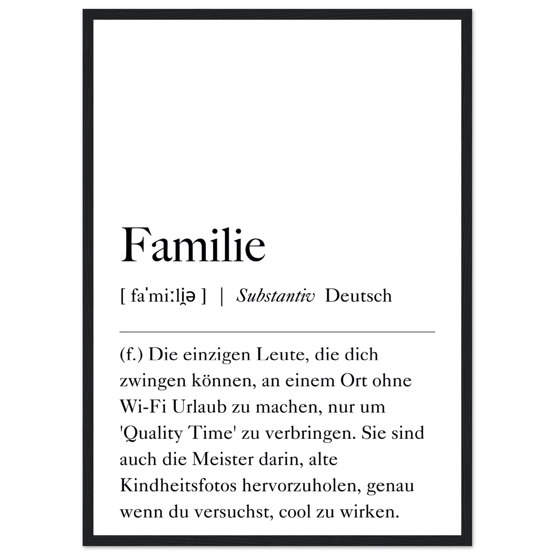 Familie Definition - Aurora Designs