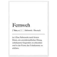 Fernweh Definition - Aurora Designs