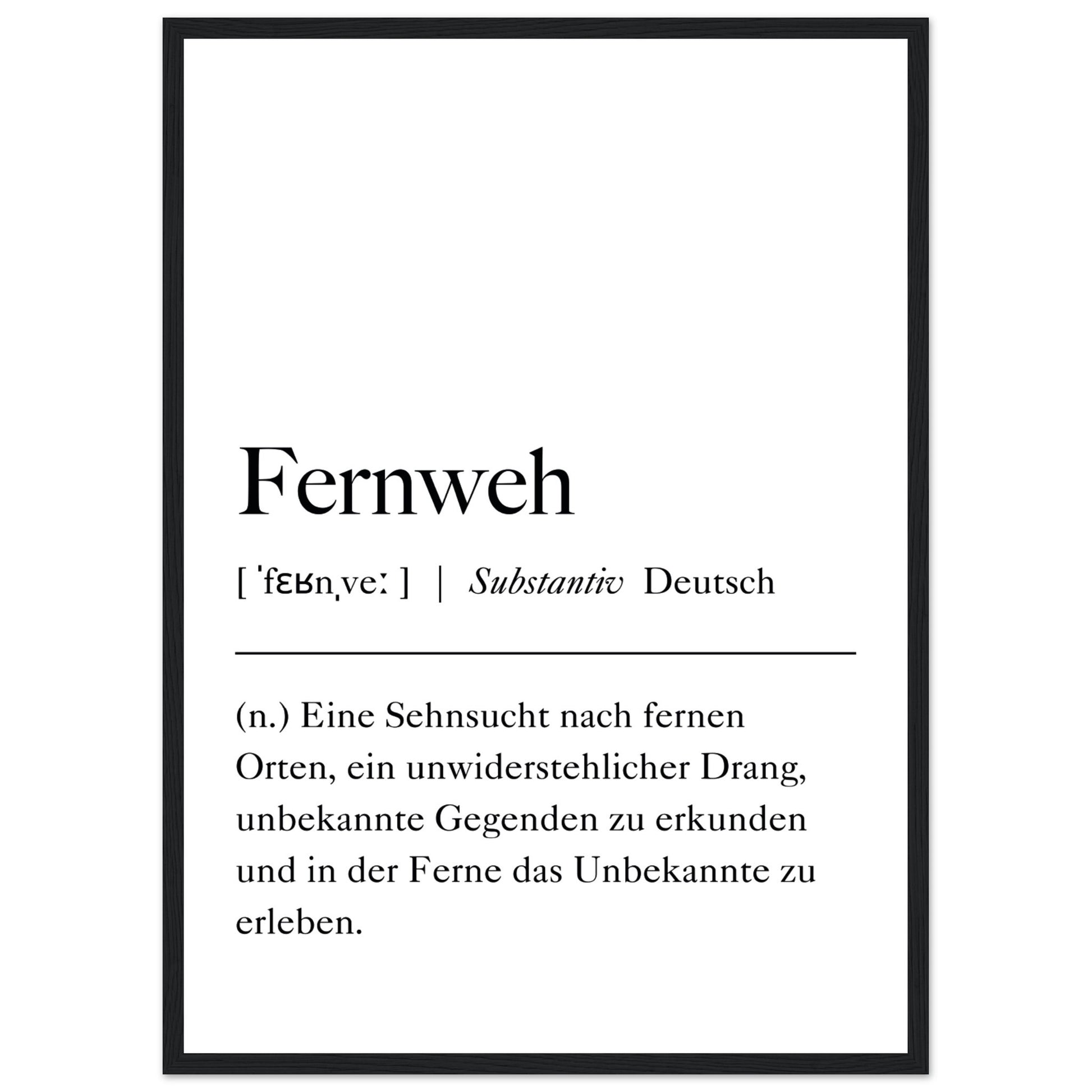 Fernweh Definition - Aurora Designs