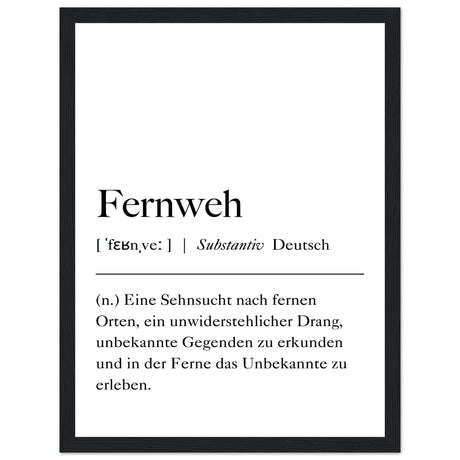 Fernweh Definition - Aurora Designs