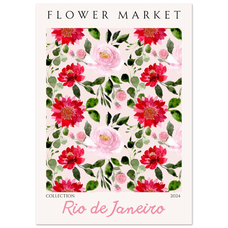 Flower Market Rio de Janeiro - Aurora Designs