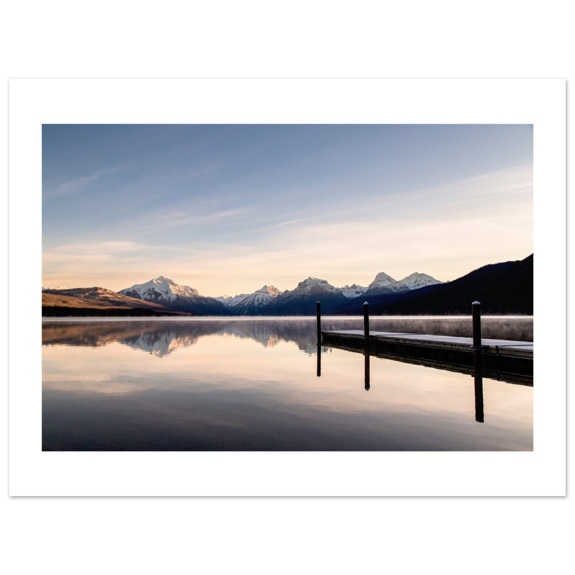 Friedlicher Morgen am Lake McDonald - Aurora Designs