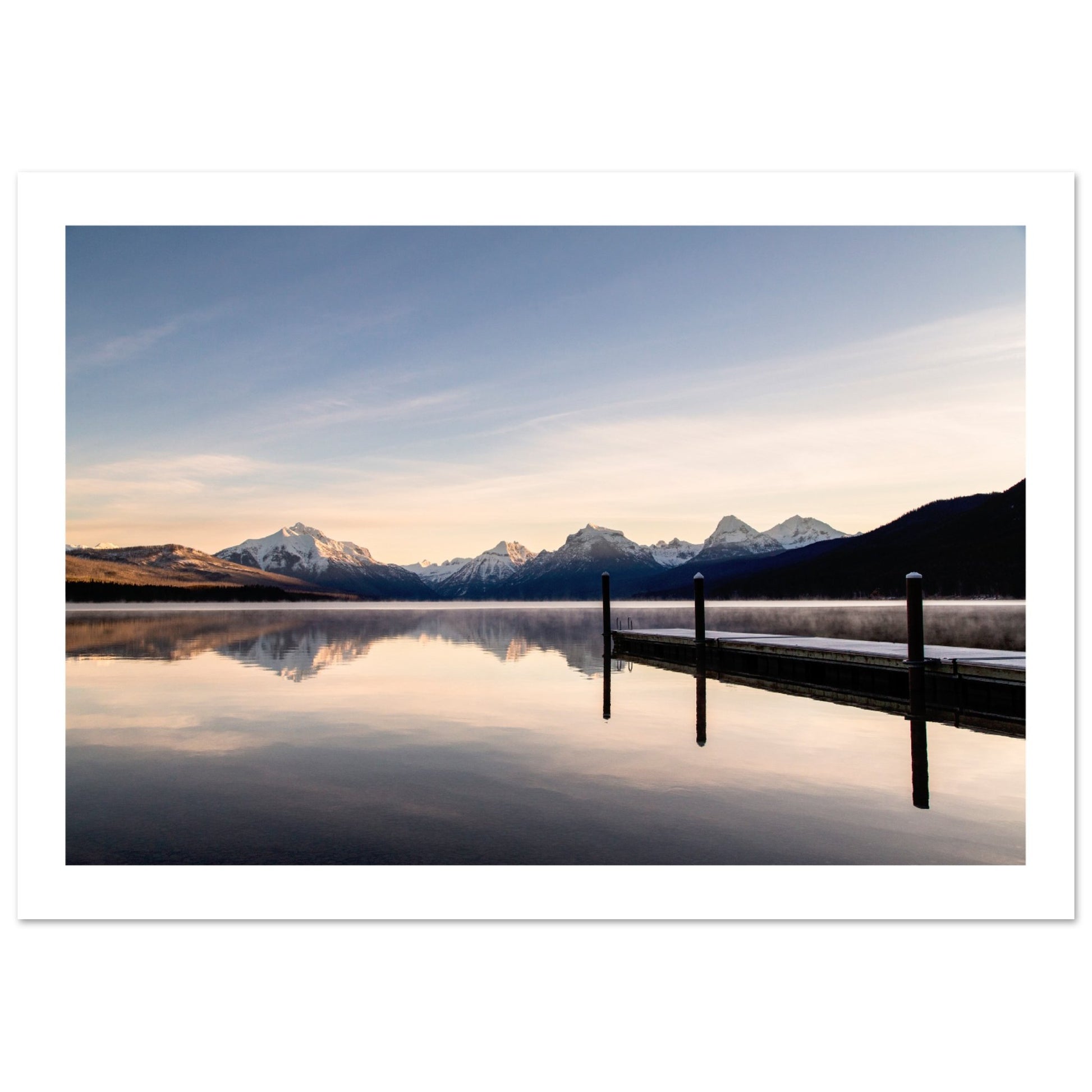 Friedlicher Morgen am Lake McDonald - Aurora Designs