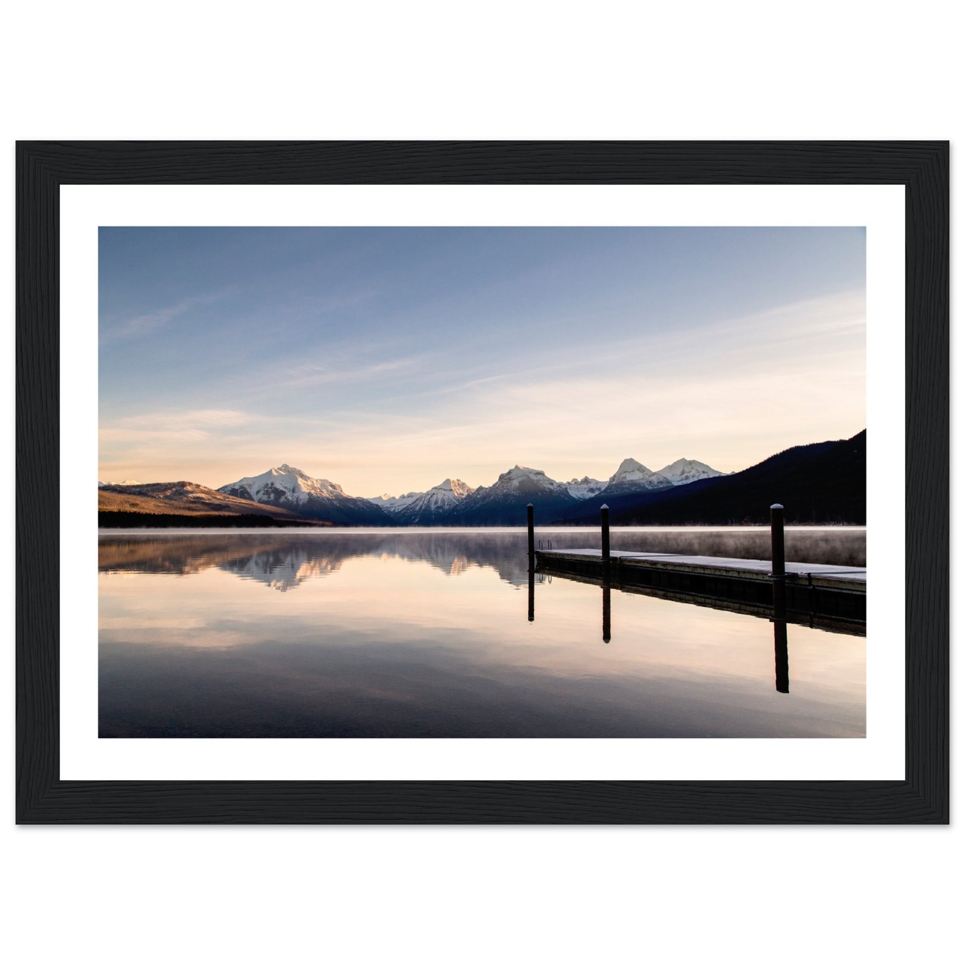 Friedlicher Morgen am Lake McDonald - Aurora Designs