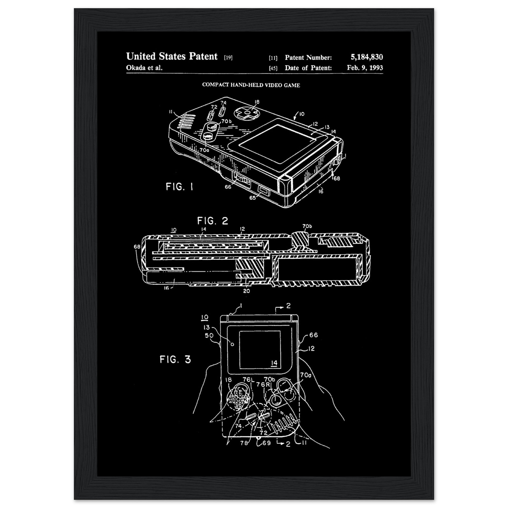 Gameboy Patent - Edition 1 - Aurora Designs