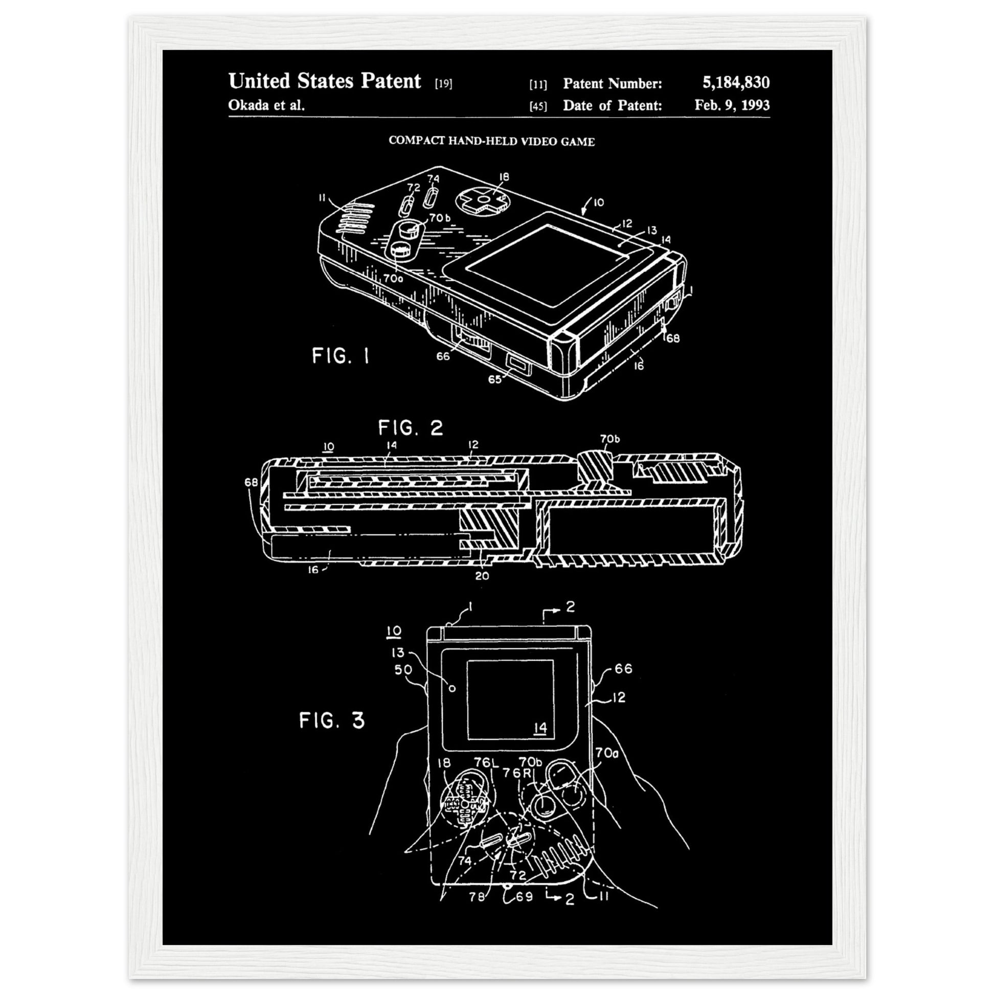 Gameboy Patent - Edition 1 - Aurora Designs