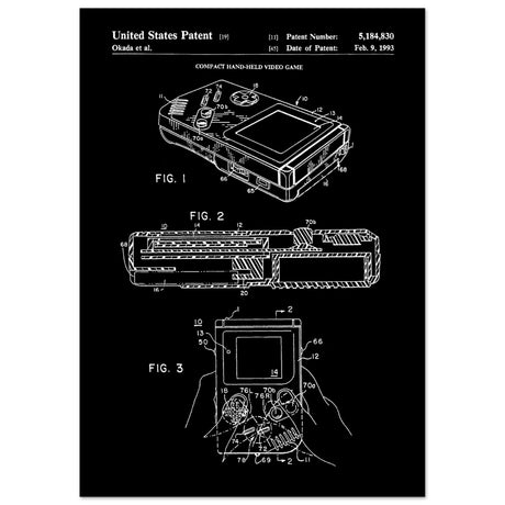 Gameboy Patent - Edition 1 - Aurora Designs