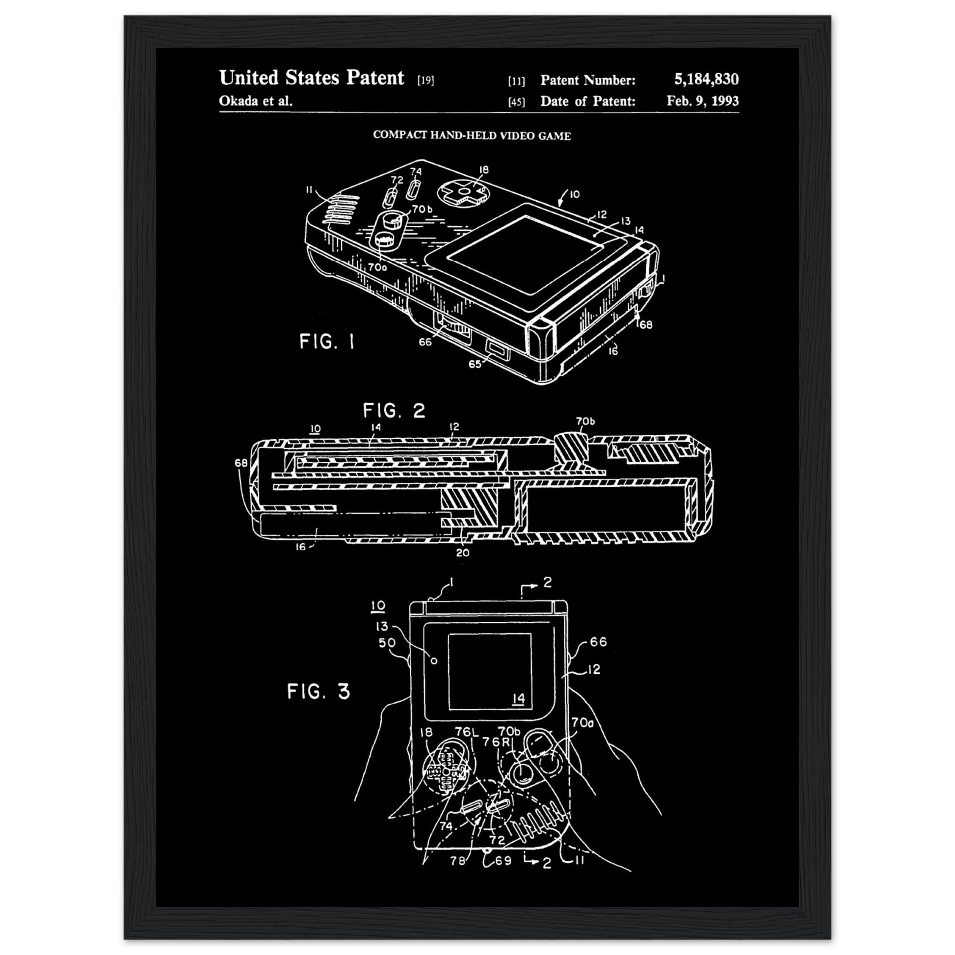 Gameboy Patent - Edition 1 - Aurora Designs