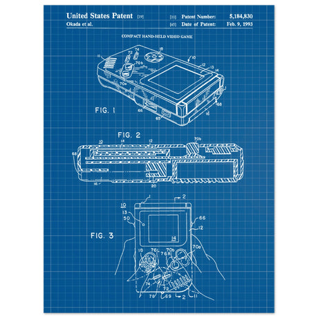 Gameboy Patent - Edition 2 - Aurora Designs