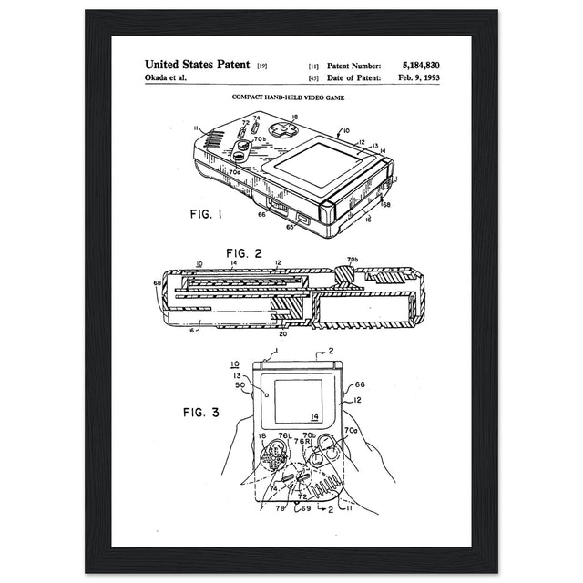 Gameboy Patent - Edition 3 - Aurora Designs