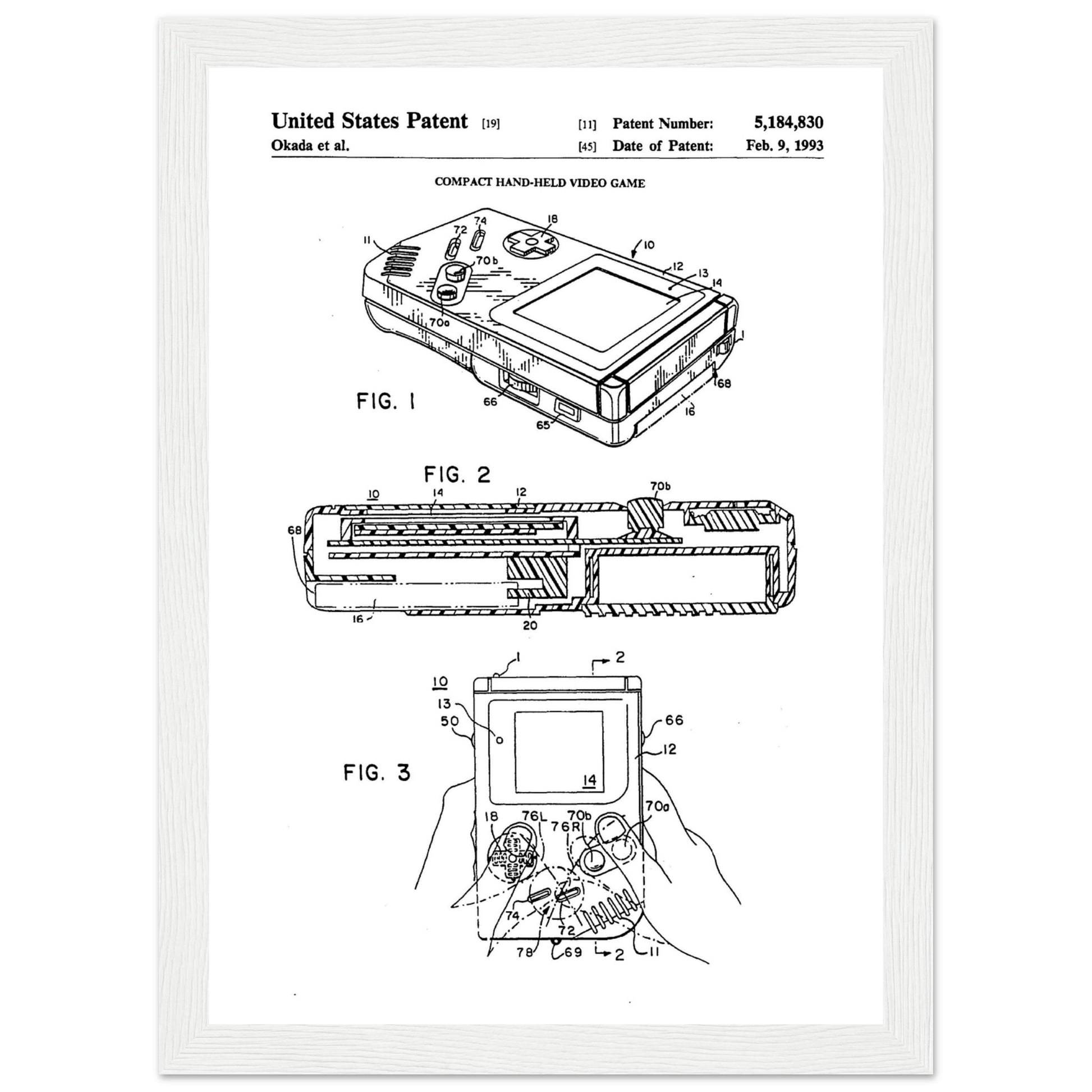 Gameboy Patent - Edition 3 - Aurora Designs