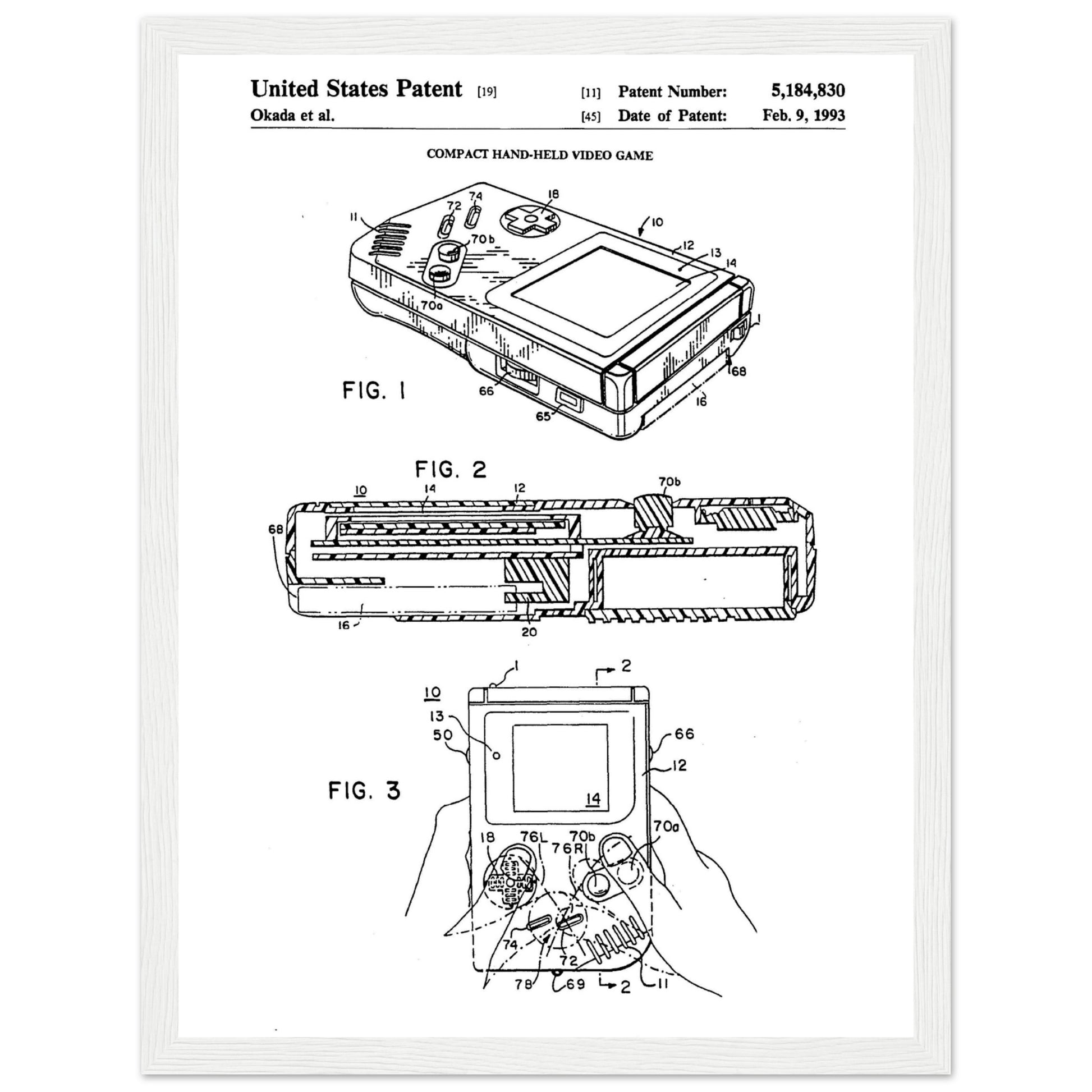 Gameboy Patent - Edition 3 - Aurora Designs