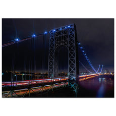George Washington Bridge im Nachtschimmer - Aurora Designs