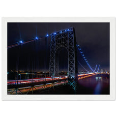 George Washington Bridge im Nachtschimmer - Aurora Designs