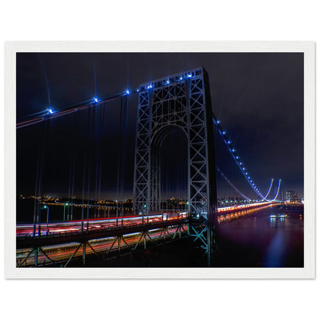 George Washington Bridge im Nachtschimmer - Aurora Designs