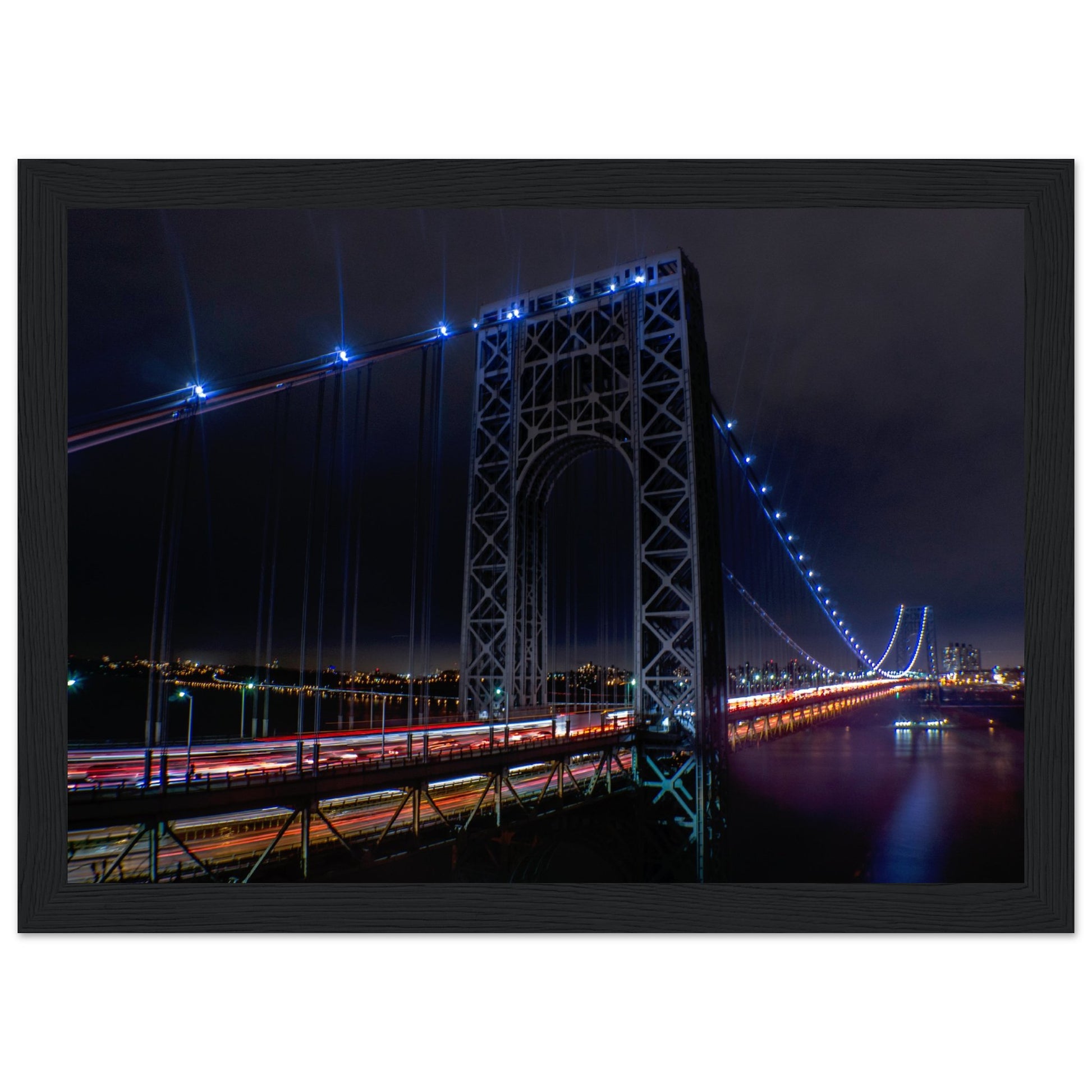 George Washington Bridge im Nachtschimmer - Aurora Designs