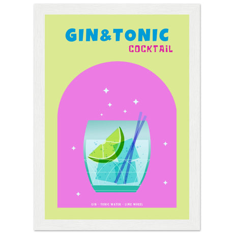 Gin & Tonic Cocktail - Aurora Designs