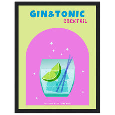 Gin & Tonic Cocktail - Aurora Designs