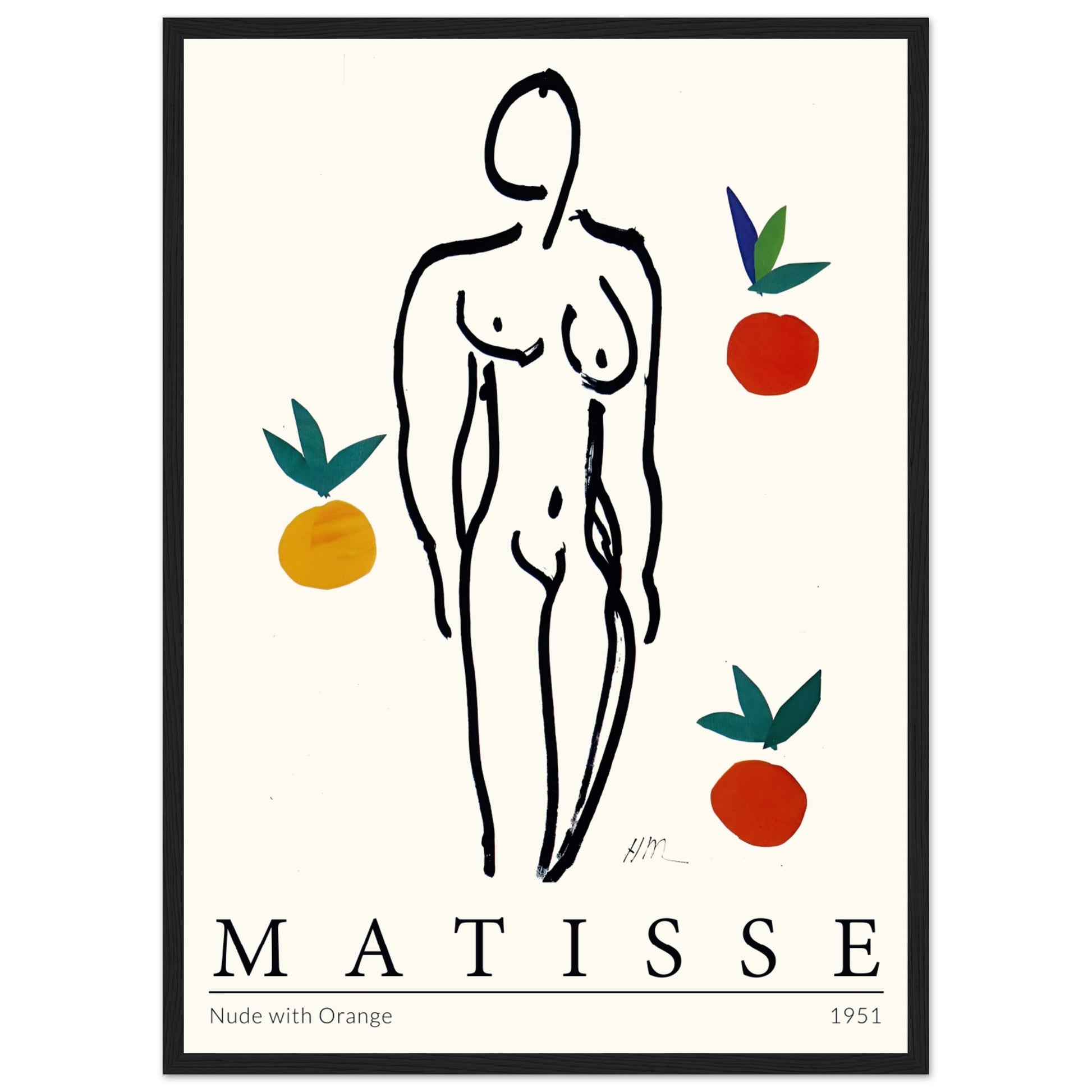 Henri Matisse - Akt mit Orangen - Aurora Designs