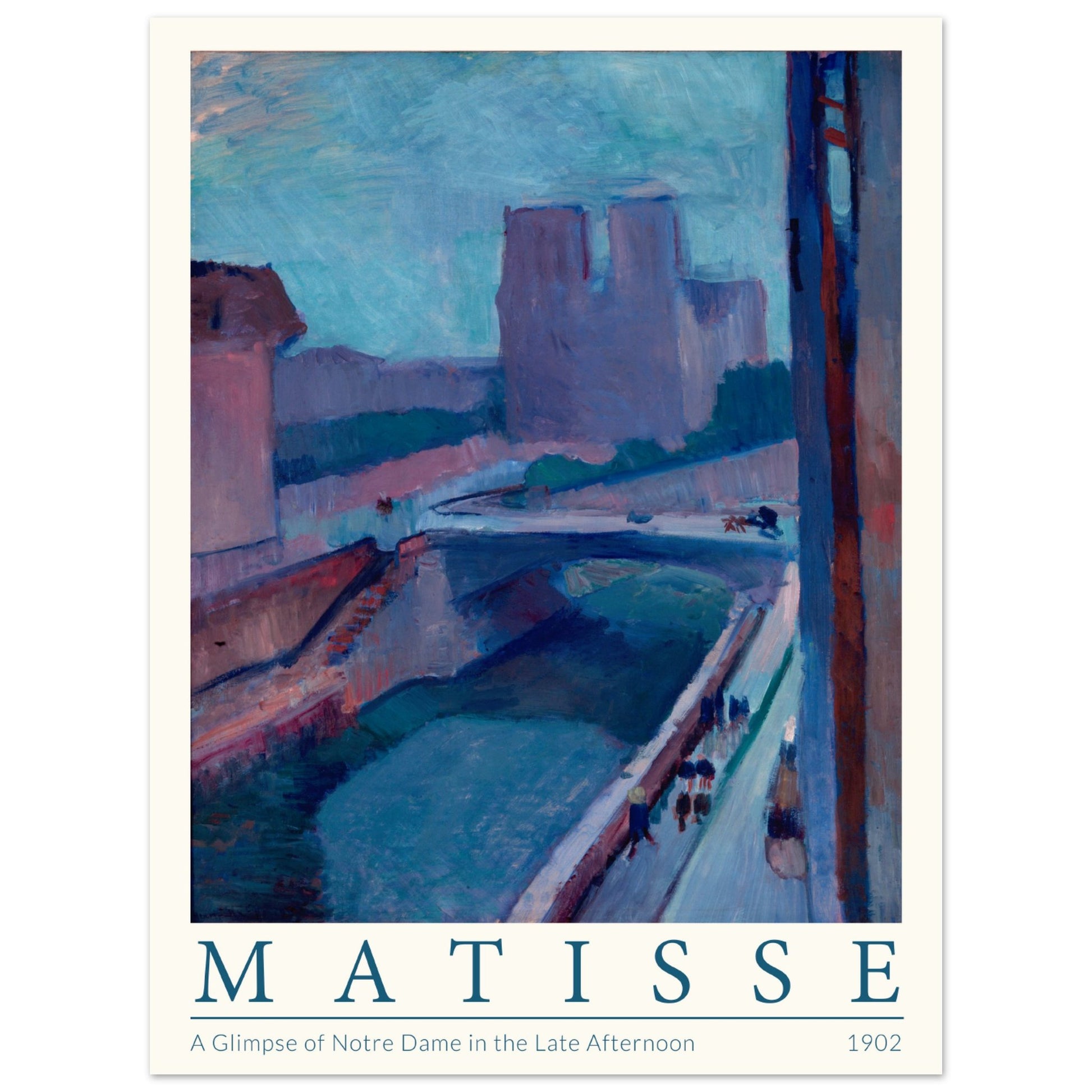 Henri Matisse - Ein Blick auf Notre - Dame am späten Nachmittag, 1902 - Aurora Designs