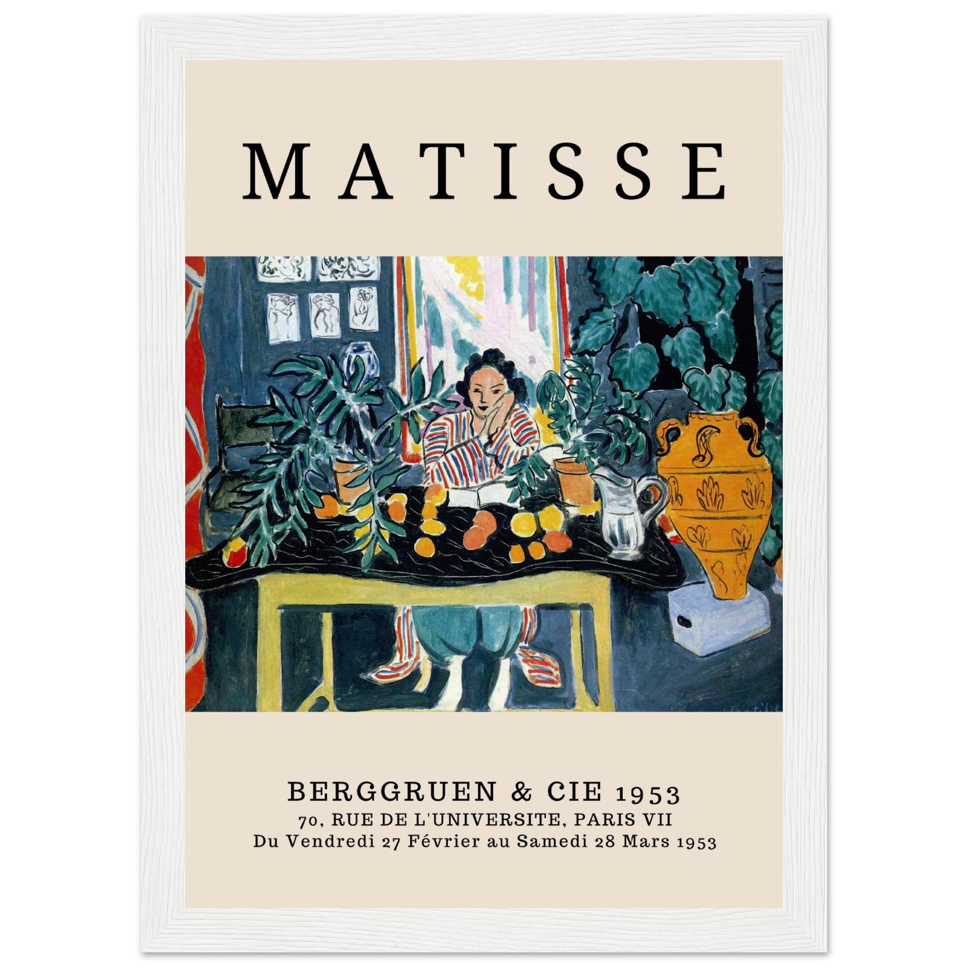 Henri Matisse - Innenraum mit etruskischer Vase - Aurora Designs