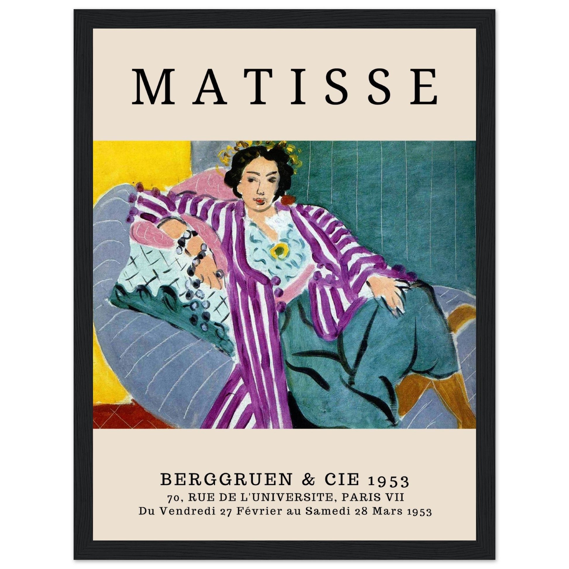 Henri Matisse - Kleine Odalisque in Lila Robe, 1937 - Aurora Designs