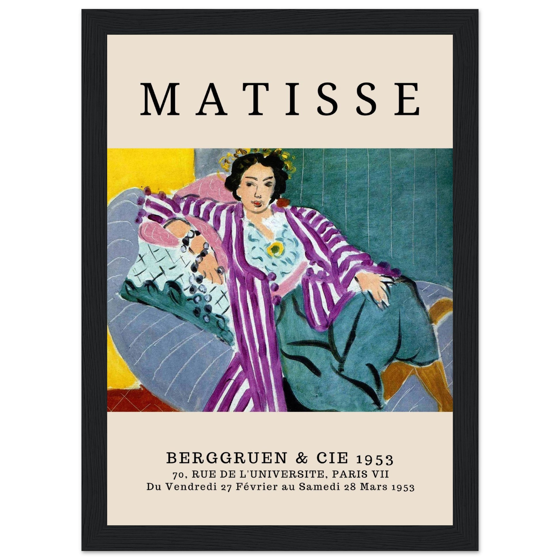 Henri Matisse - Kleine Odalisque in Lila Robe, 1937 - Aurora Designs