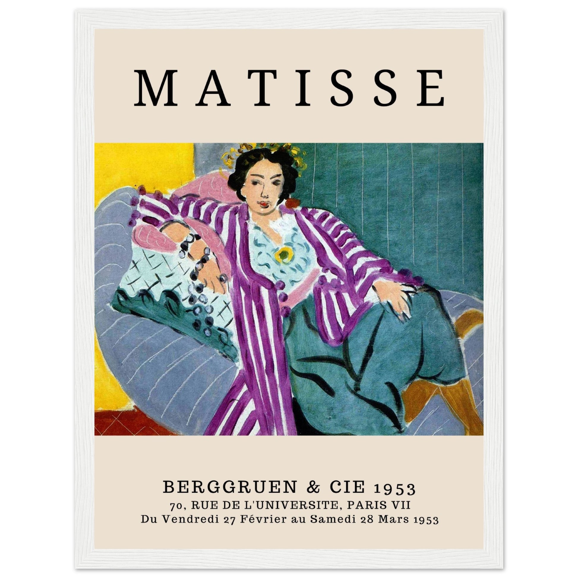 Henri Matisse - Kleine Odalisque in Lila Robe, 1937 - Aurora Designs